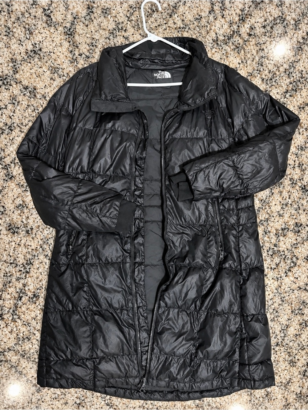 The North Face Women’s Black Long Quilted Puffer Coat